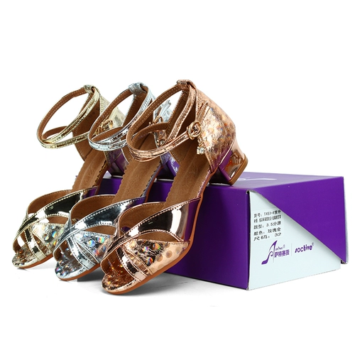 Детская серебряная обувь, танцующие сандалии, мягкая подошва