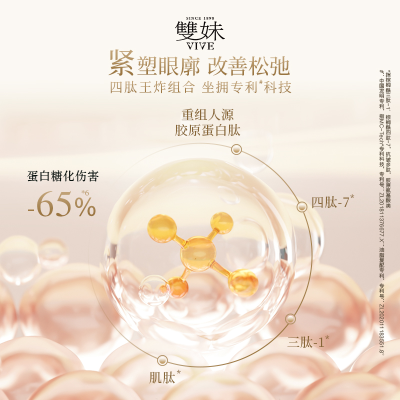 【年货节立即付定】双妹玉容眼霜抗皱紧致保湿淡纹焕亮松露眼霜