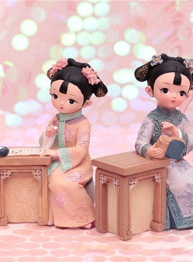少女心我是格格系列宫廷风摆件