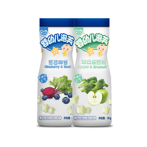 2罐！婴儿乐星星泡芙无添加辅食