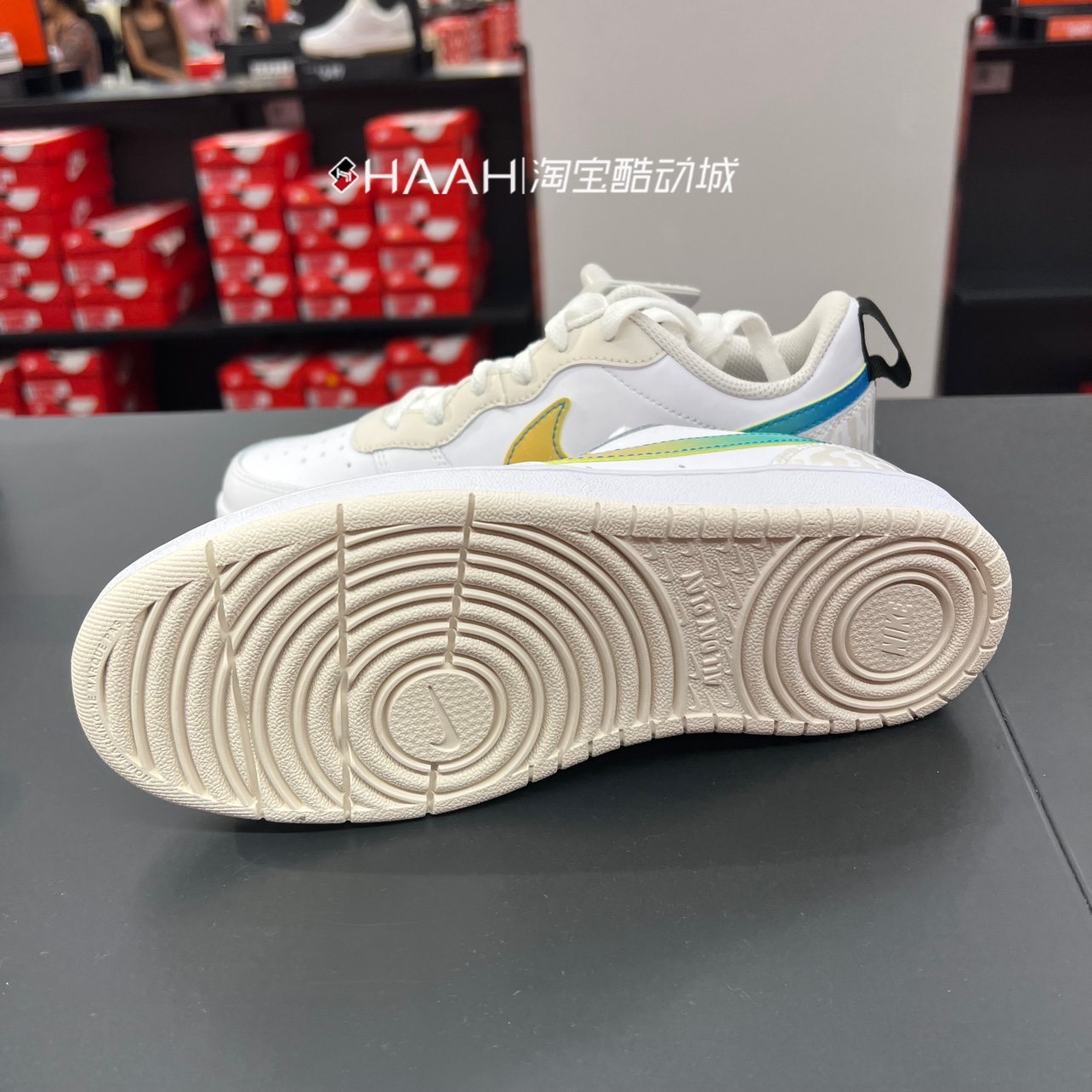 Nike耐克儿童COURT BOROUGH大童运动童鞋夏新款板鞋FJ7692 - 图1