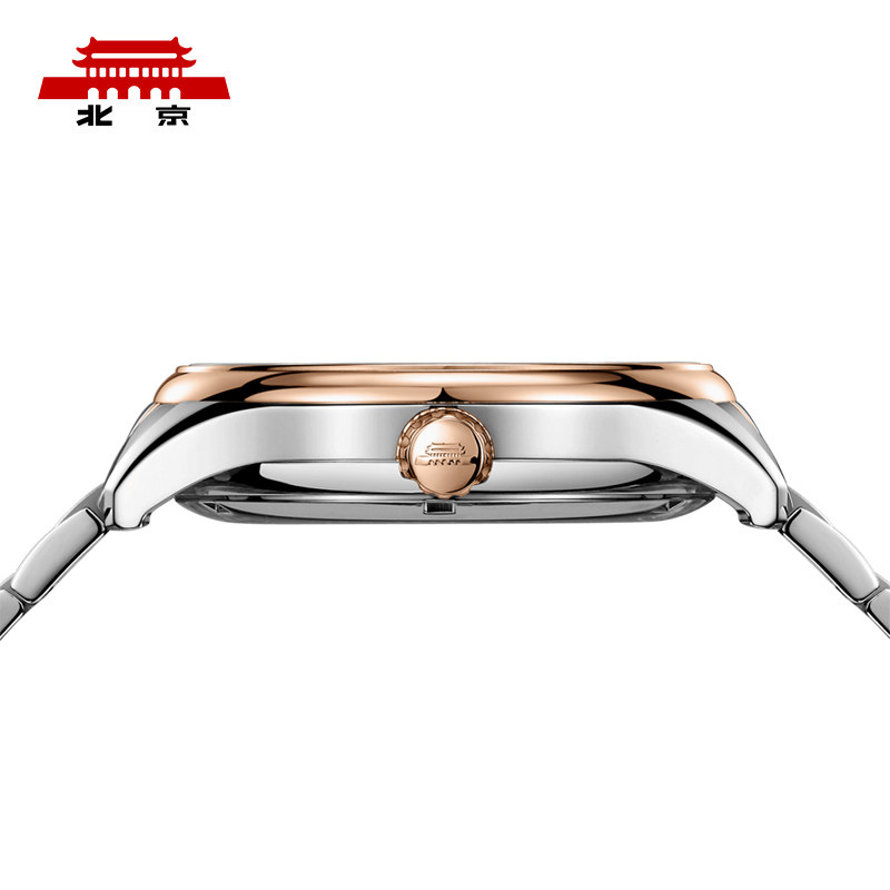 北京手表官方正品自动机械表男经典防水日历透底商务礼物男士腕表