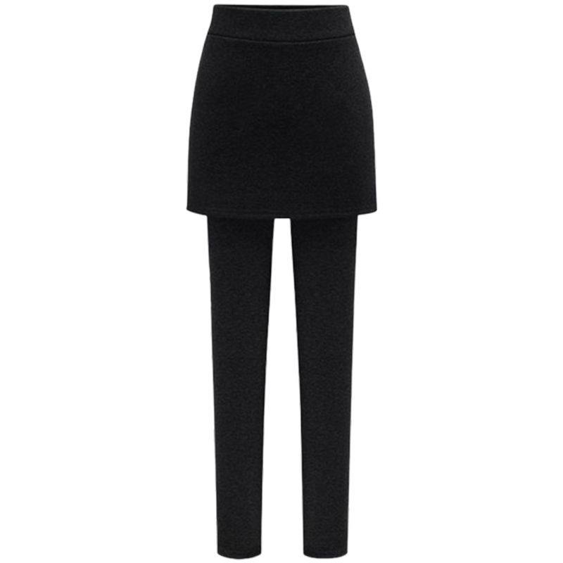 假两件打底裤女秋冬季外穿包臀裙裤一体加绒加厚保暖胖mm大码裤子,淘宝优惠券,粉丝福利购,淘宝优惠卷