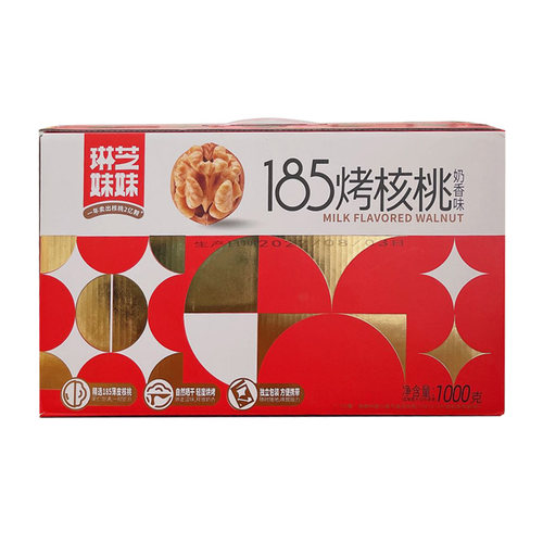 琳芝妹妹新疆阿克苏纸皮185烤核桃薄皮24年新货奶香味旗舰店礼盒 - 图3