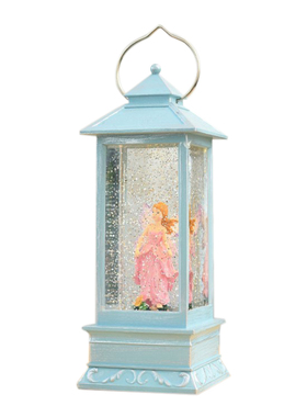 夜灯雪花摆件水晶球周幼琳同款