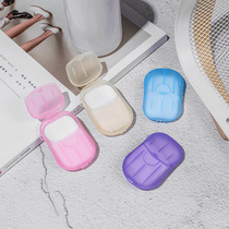 Sheet disinfection cleaning disposable perfumed soap boxed with portable travel loaded soap sheet Soap Sheet