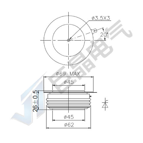 巨晶 KP800A1600V 可控硅Y40KPEOT晶闸管厂家 交直流开关相控整流 - 图2
