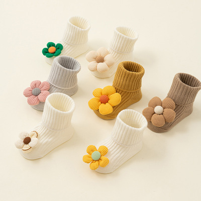 宝宝地板袜学步鞋袜加厚防滑全底点胶