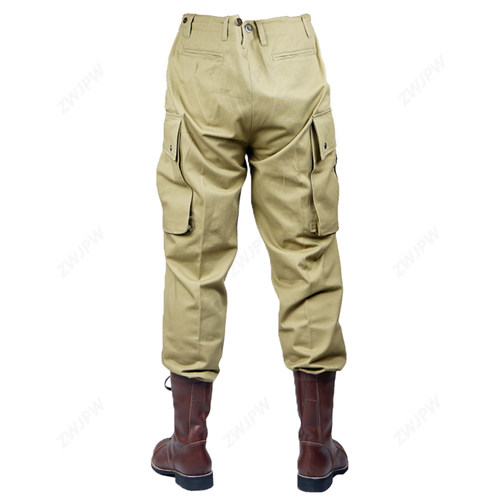 ZWJPW/美式复古101\82空降M42伞兵服裤子兄弟连工装裤复刻宽松 - 图0