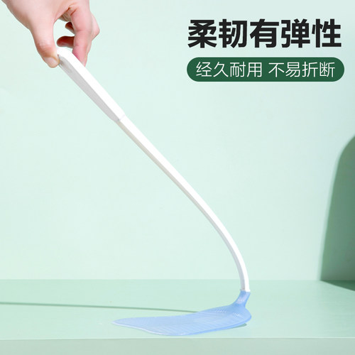 茶花苍蝇拍老式塑料大号加长加厚家用手动灭蚊蝇神器打蚊子长柄款 - 图0