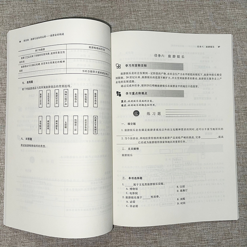 旅游概论 邵世刚第二版教材练习册 第2版何山 高等教育出版社 教资面试中职旅游服务与管理教材旅游行业导游培训 - 图3