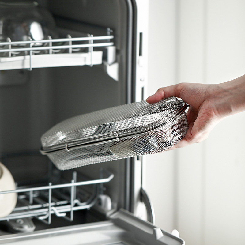 霜山304不锈钢餐具笼洗碗机用餐具清洁盒厨房工具叉勺筷清洗网篮,淘宝优惠券,粉丝福利购,淘宝优惠卷