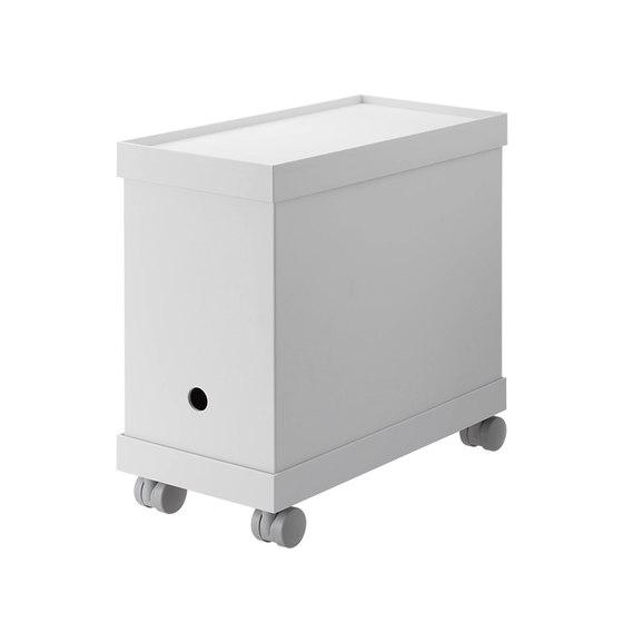 Shuangshan Plastic Right Angle Storage Box A4 Bookshelf Organizing Basket