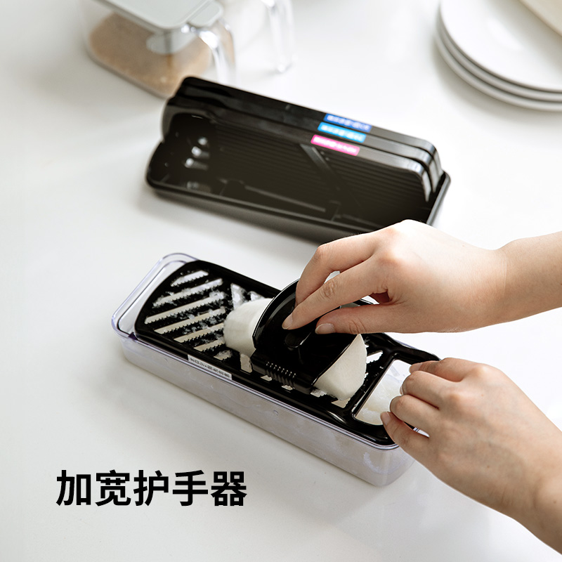 下村工业日本进口擦丝器多功能切菜神器萝卜丝土豆丝刨丝器切丝器 - 图2