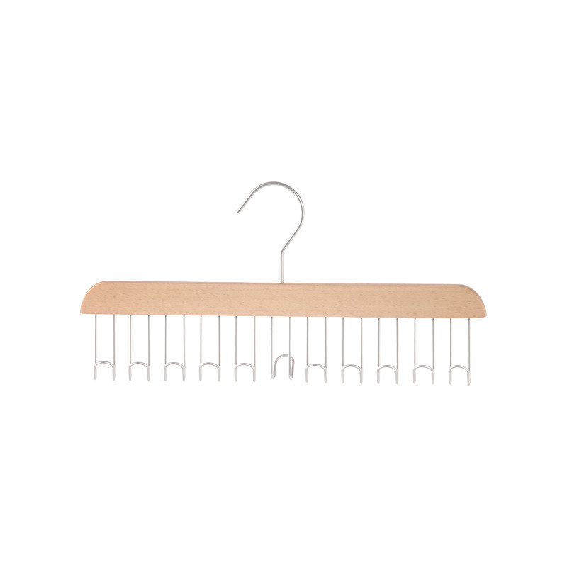 霜山榉木多钩衣架吊带内衣背心挂架宿舍收纳架家用可叠加挂衣架,淘宝优惠券,粉丝福利购,淘宝优惠卷