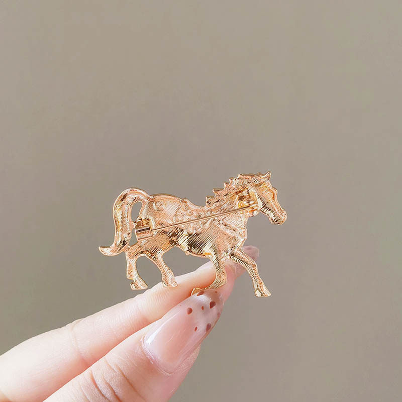 高级感生肖马胸针气质轻奢复古动物胸花衣饰服饰配件古风别针配饰,淘宝优惠券,粉丝福利购,淘宝优惠卷