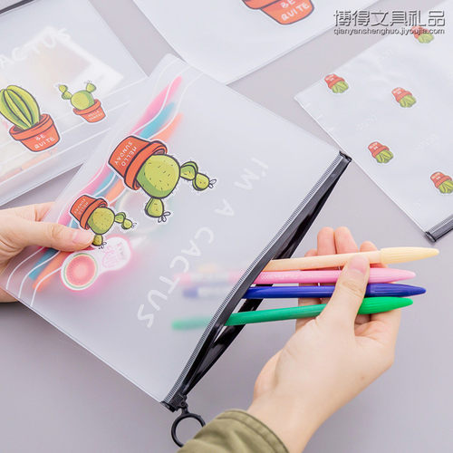 透明大容量铅笔袋笔盒初中高中生送小学生可爱文具盒奖品开学奖励 - 图2
