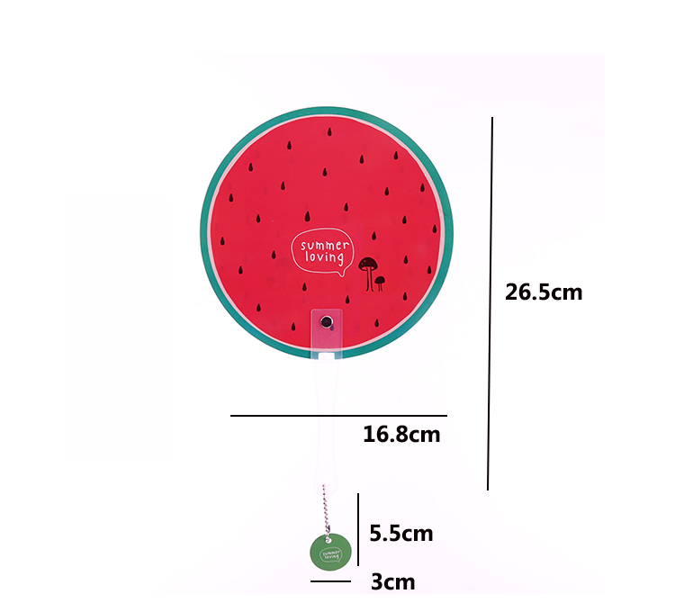 夏季可爱卡通小扇子创意礼物小风扇学生幼儿铆钉扇子微商扫码送人 - 图1