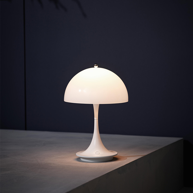 LouisPoulsen丹麦便携式充电无线台灯北欧卧室床头蘑菇氛围小夜灯 - 图2