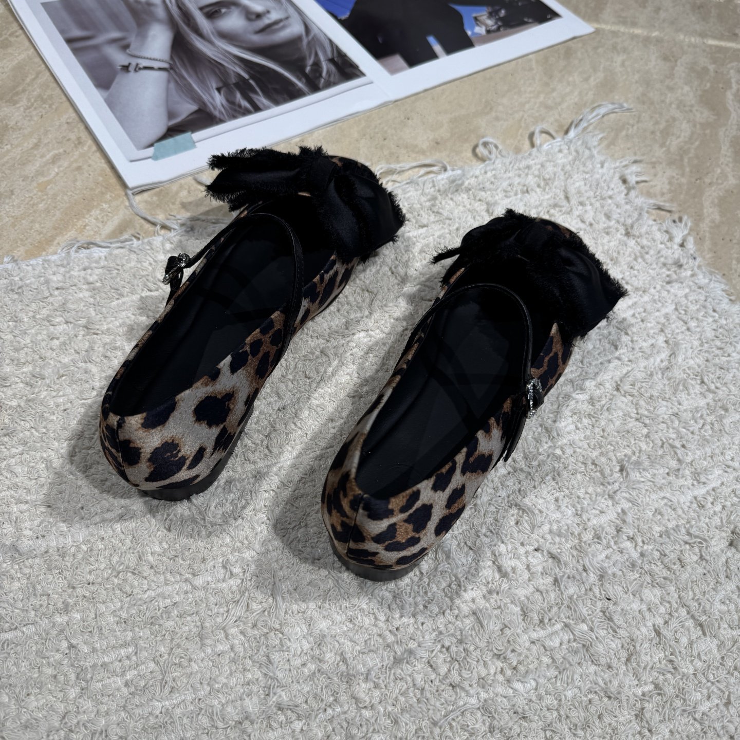 欧货2026春季新款欧洲站蝴蝶结玛丽珍鞋平底一字扣带浅口圆头女鞋,淘宝优惠券,粉丝福利购,淘宝优惠卷