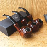 Бесплатная доставка подарочная коробка классический фильтр для дымового фильтра медная сигарета ядра Fume Fume Retro изгиб может быть очищен