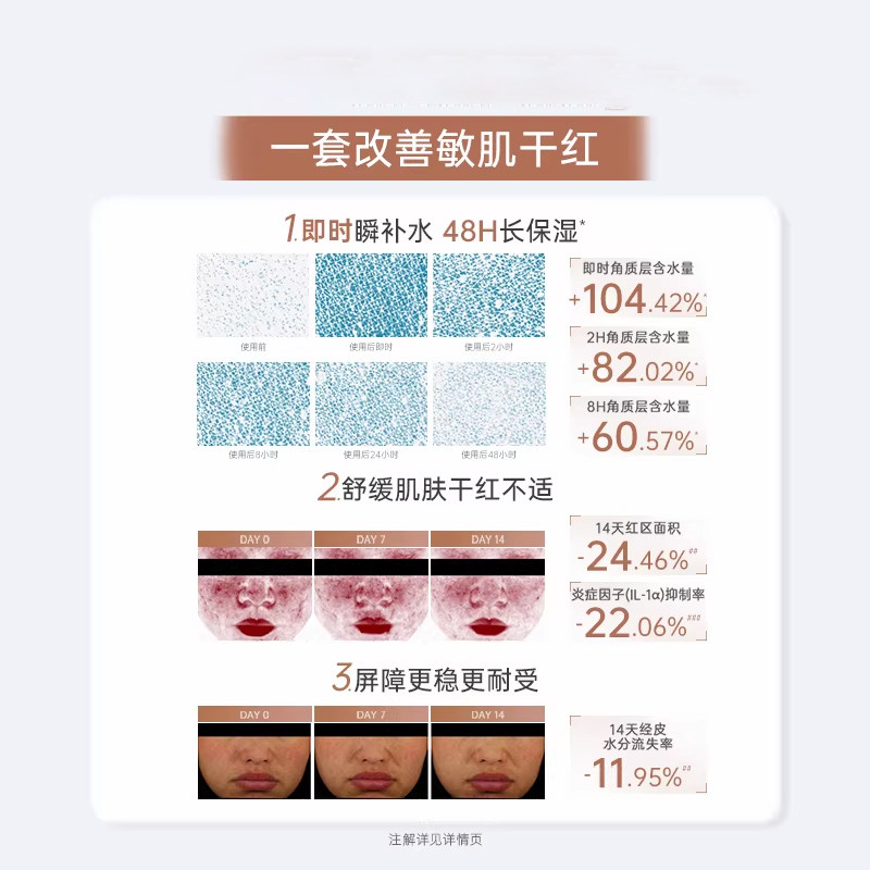 袋鼠妈妈小麦水乳精华套装可用补水保湿修护专用护肤品防晒化妆品