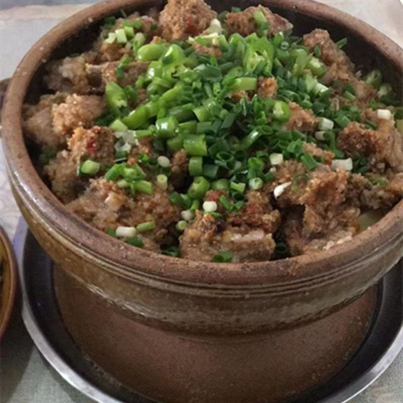 土陶老式蒸笼陶瓷蒸锅蒸肉锅-图2