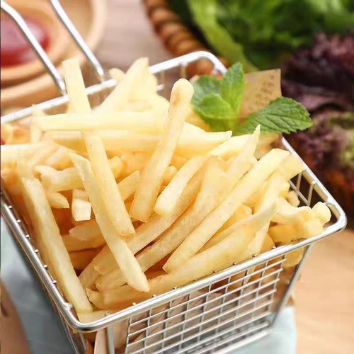 KF蓝威斯顿薯条半成品空气炸锅冷冻粗细薯条美式油炸小吃商用批发 - 图3