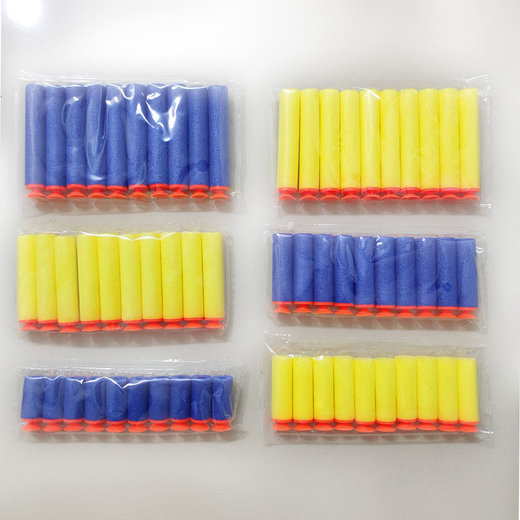 通用软弹枪子弹泡沫吸盘EVA条形海绵儿童玩具枪配件安全软胶弹,淘宝优惠券,粉丝福利购,淘宝优惠卷