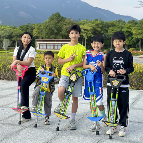 弹跳器弹跳玩具小孩跳杆跳跳机蹦蹦跳青蛙跳儿童跳跳杆六一儿童节 - 图3