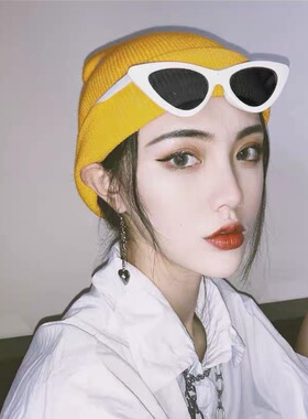 风吹半夏赵丽颖刘梦闪光的乐队李润祺同款猫眼墨镜男女小太阳眼镜