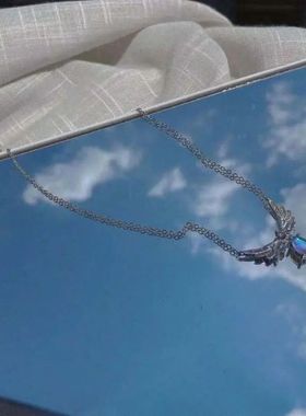 Light Luxury Angel Wings Pendant Necklace Ladies Fashion Exq