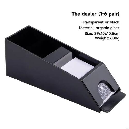 4/6 Deck Plastic Playing Card Dealing Shoe Table Gaming - 图2