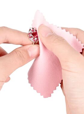 Fashion50 PCS Silver Polishing Cloth Cleaner Jewelry Cleanin