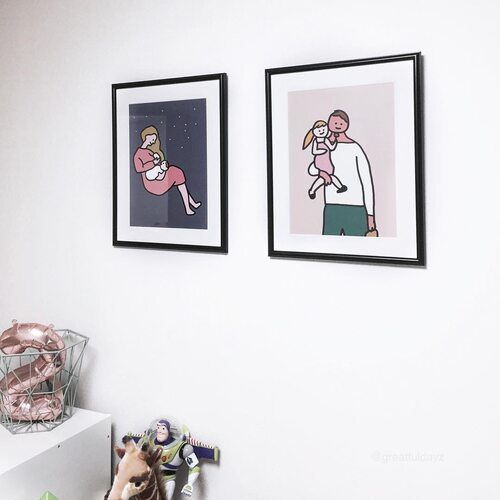 韩国ins儿童房装饰画 早教认知挂画A3儿童画报 拍照摄影背景图片 - 图0