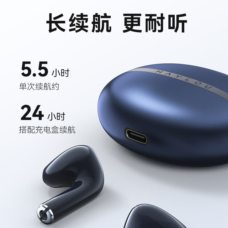HAYLOU X1 2023款真无线蓝牙耳机入耳式支持适用苹果华为小米手机-图0