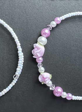 原创设计软陶手链闺蜜少女系可调节 弹性钢丝圈