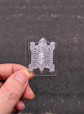 特色泰国佛牌真品金银钱龟可放入包包手机壳钱包车装饰贴