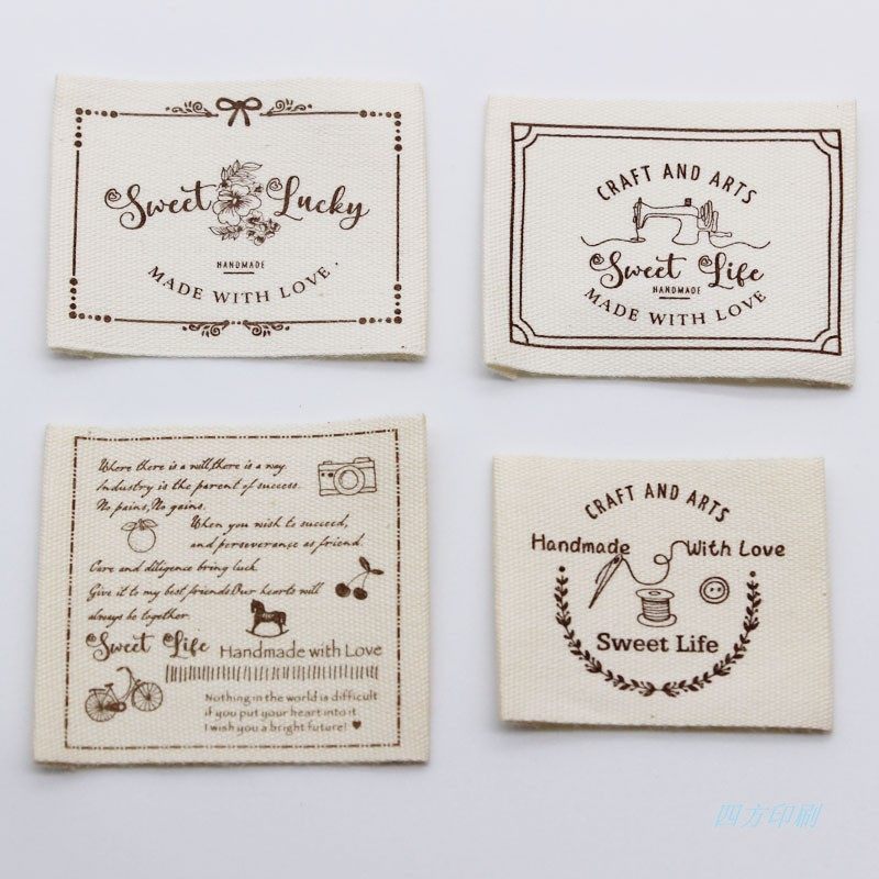 大尺寸handmade纯棉布标印标现货本白棉带DIY手工品布标服装商标,淘宝优惠券,粉丝福利购,淘宝优惠卷