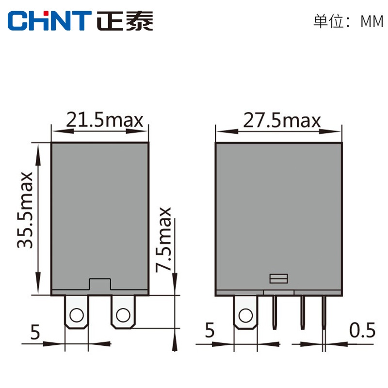 正泰小型中间继电器220V交流电磁24V大功率JQX-13f直流12V8脚380V