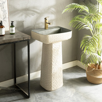 Garden Small Courtyard Art Stone Washbasin Post Basin outdoor washbasin Wash Basin Courtyard Balcony Wash Basin integrated column basin