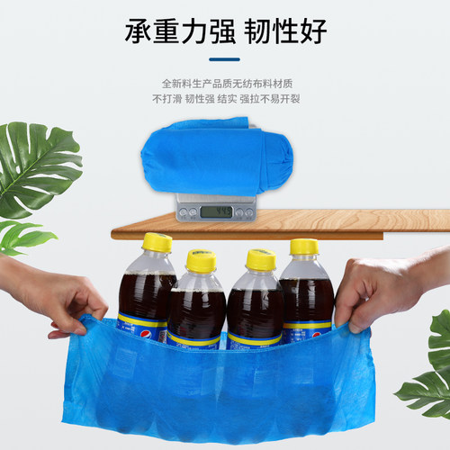 汉世刘家400只一次性鞋套家用室内加厚无纺布防滑耐磨防尘机房学 - 图1
