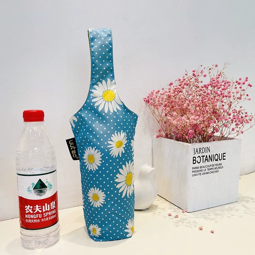 Летняя портативная сумка для хранения со стаканом, портативный складной зонтик