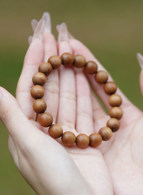 印度老山檀天然檀香木手串