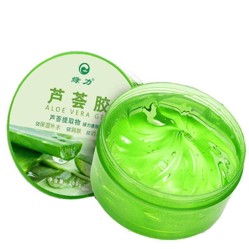 绿力芦荟胶300g补水滋润保湿大瓶装男女士专用正品官方旗舰店