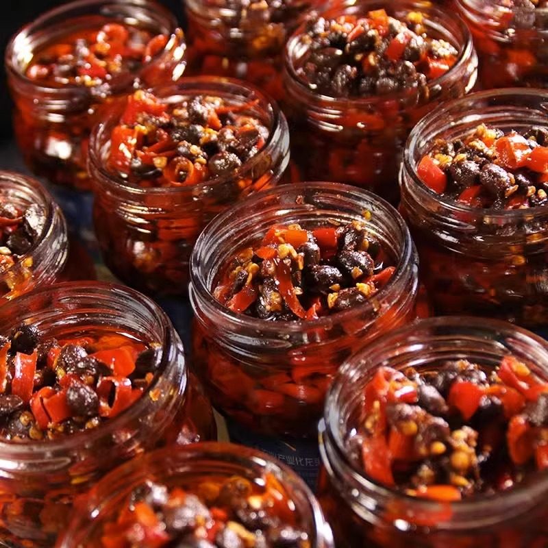湖南特产野山椒豆豉辣椒酱下饭菜开味拌面酱调味料瓶装即食拌饭酱,淘宝优惠券,粉丝福利购,淘宝优惠卷