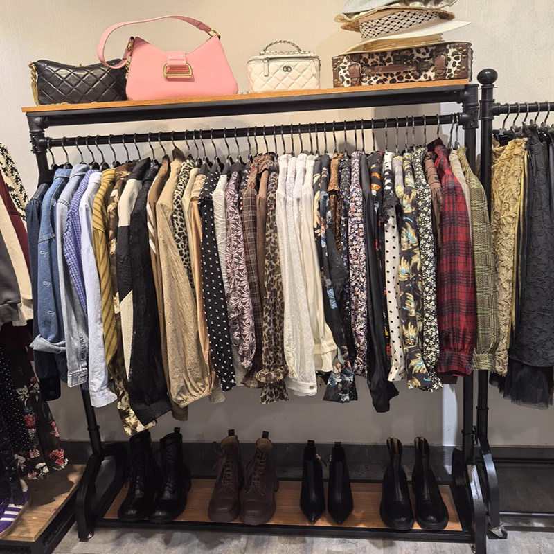 服装店展示架落地可移动双层童装挂衣架女装货架婚纱店陈列架升降,淘宝优惠券,粉丝福利购,淘宝优惠卷