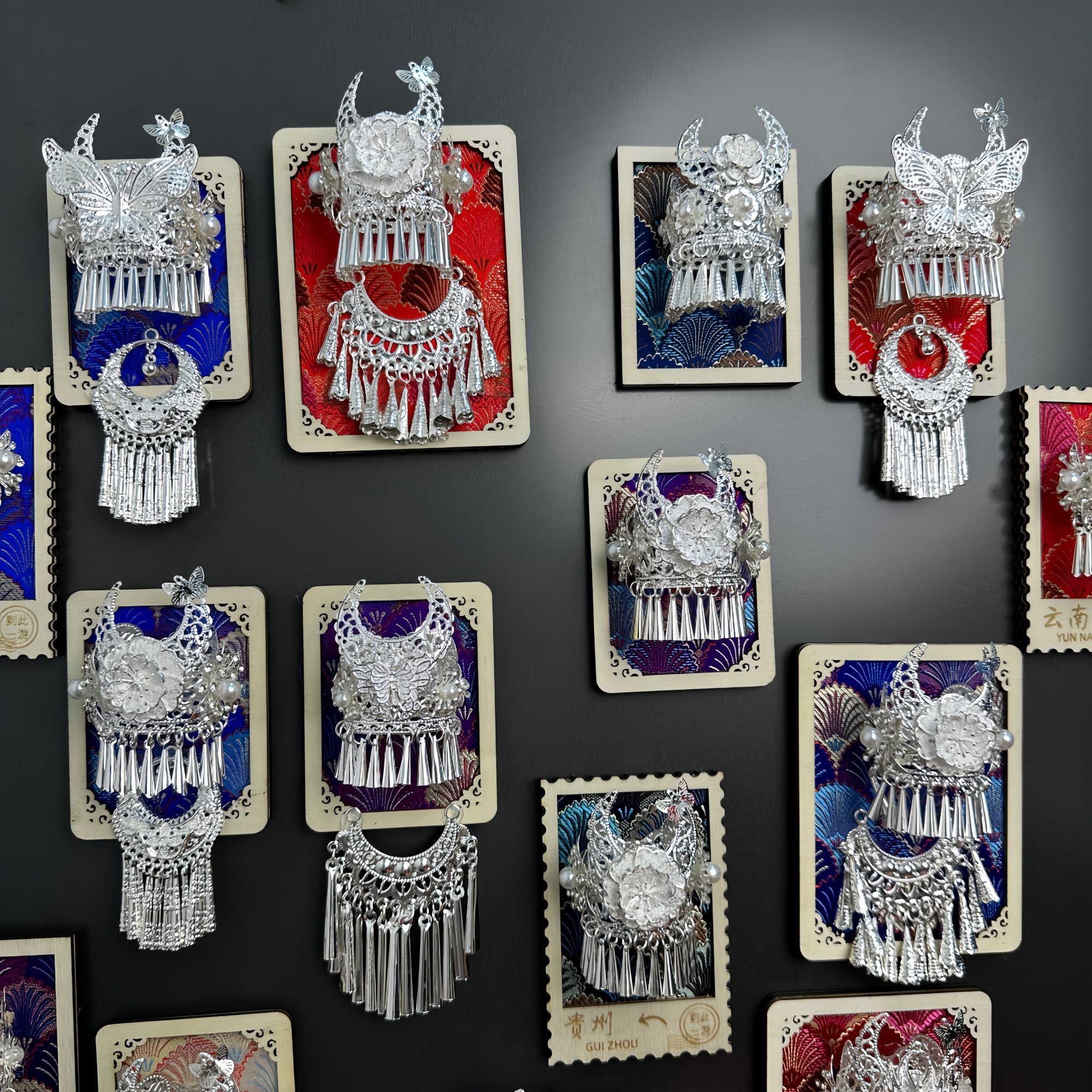 贵州千户苗寨小银帽冰箱贴创意卡通动漫合金装饰伴手礼贵州冰箱贴,淘宝优惠券,粉丝福利购,淘宝优惠卷