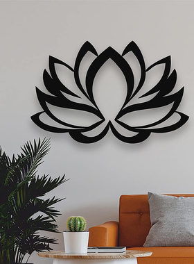 铁艺曼陀罗莲花挂件背景壁挂