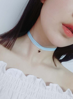 少女心日韩风项圈百搭蕾丝锁骨链